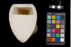 Foto einer Buchstütze in Schneckenform (NHMW-ZOO-MO-0081100-ETH-041)